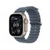 Apple Watch Ultra 3 GPS + Cellular 49mm Natural Titanium Case with Anchor Blue Ocean Band