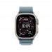 Apple Watch Ultra 3 GPS+ Cellular 49mm Natural Titanium Case with Light Blue Alpine Loop L
