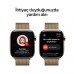 Apple Watch Series 10 GPS + Cel 46mm Altın Rengi Titanyum Kasa Altın Rengi Milano Loop S/M