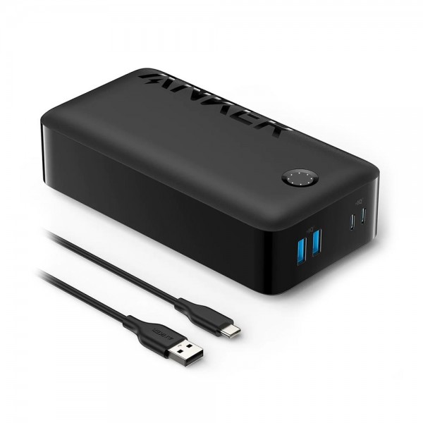 Anker 347 PowerCore 30W 40.000 mAh Powerbank ( 40K - 4 Port ) - Siyah&hellip;