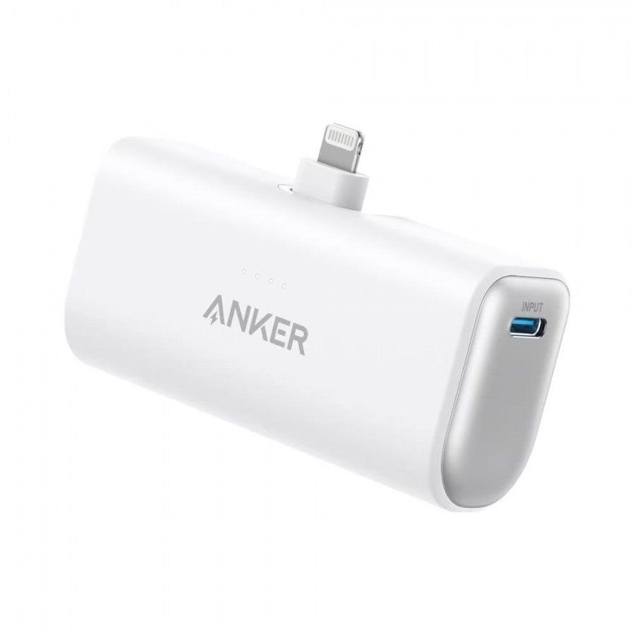 Anker 621 Powerbank 5000 mAh Lightning Connector 12W - Beyaz Anker 621 Powerbank 5000 mAh Lightning Connector 12W - Beyaz