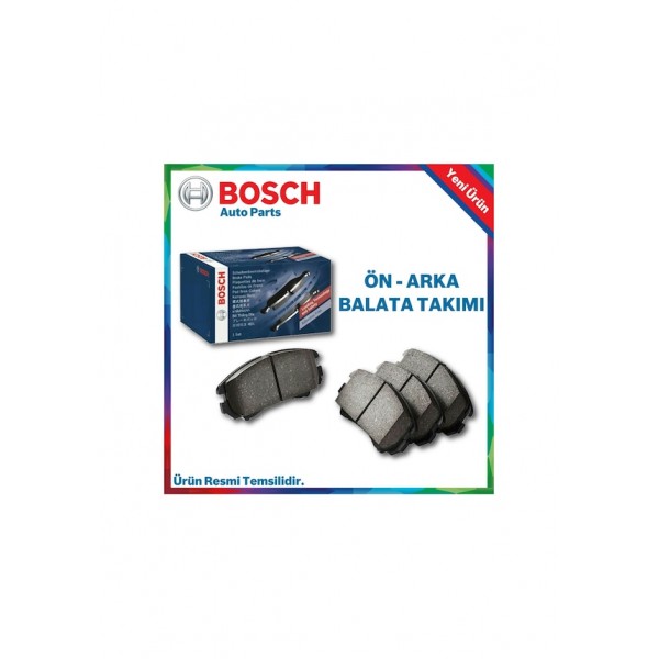 Renault Megane 2 Bosch Ön Arka Fren Balata Takımı 2003-2010… Renault Megane 2 Bosch Ön Arka Fren Balata Takımı 2003-2010…
