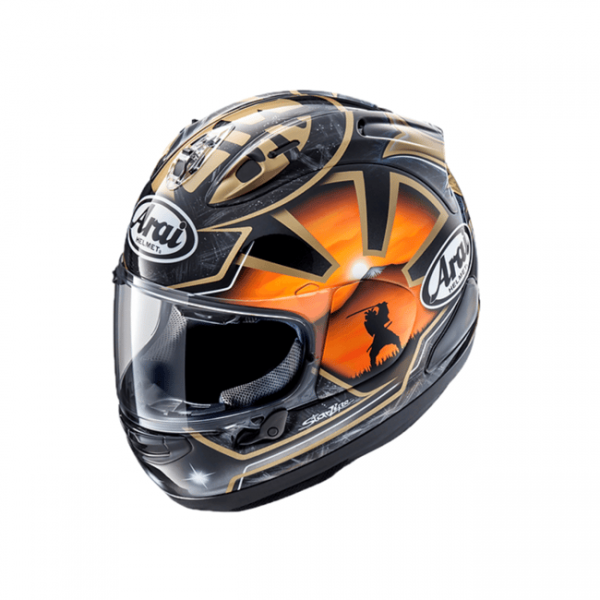 Arai RX-7V Pedrosa Spirit Gold Kapalı Kask… Arai RX-7V Pedrosa Spirit Gold Kapalı Kask…