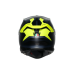 Agv K7 MPLK Glımpse Matt Black Yellow Fluo Kapalı Kask