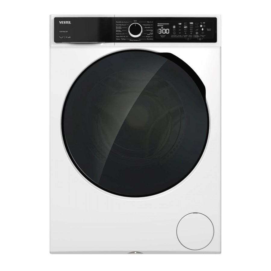Vestel KCMI 99442 WIFI 9 Kg 1400 Devir Kurutmalı Çamaşır Makinesi