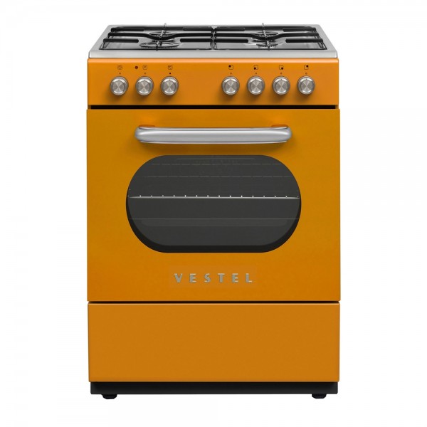 Vestel Retro SF 84011 DG Turuncu 4 Gözü Gazlı A Enerji Sınıfı So&hellip;
